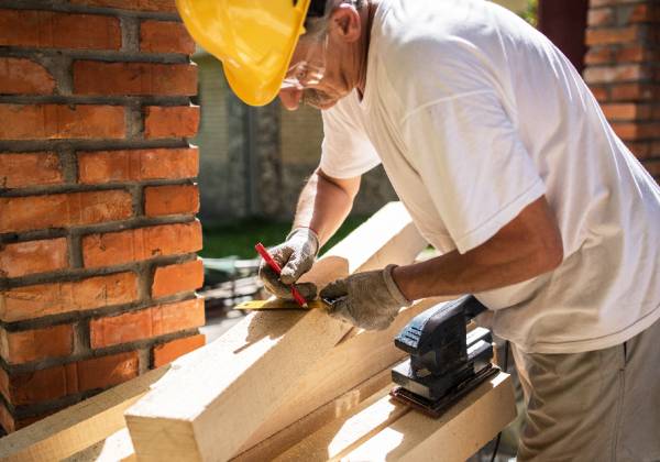 a builder working