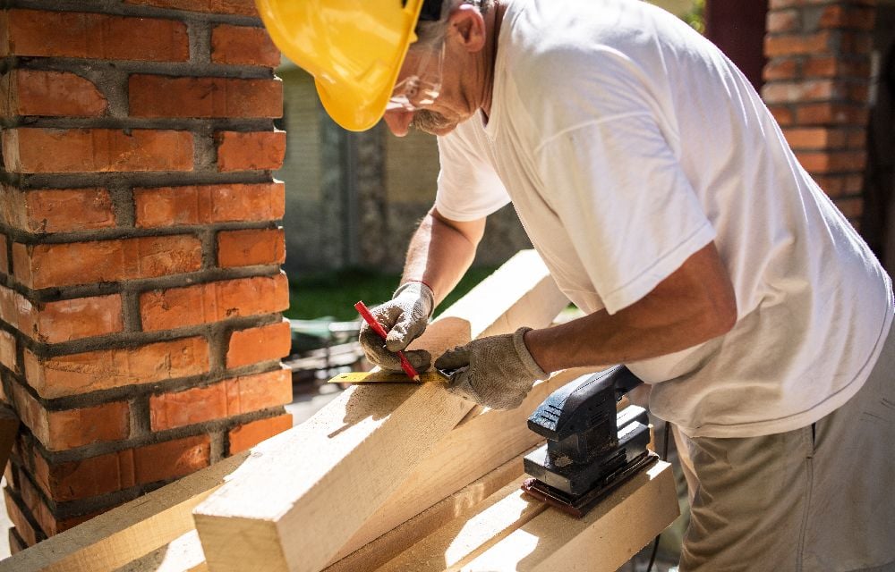 a builder working