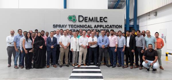 Dubai opening with full Demilec team