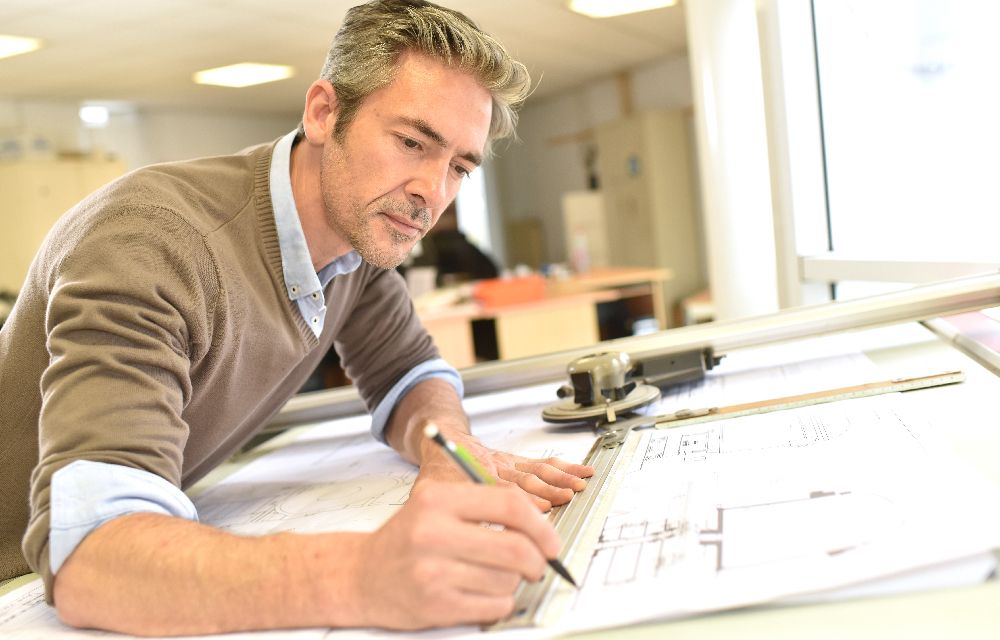 An architect at work